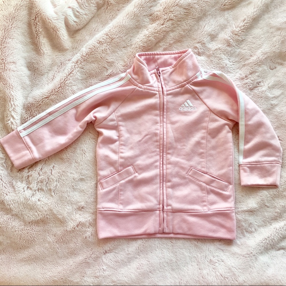 EUC Adidas sweater toddler girl size 12 months